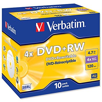 VERBATIM 43228 - Boite de 10 DVD+RW, 4.7Go, ré-enregistrables Verbatim VERBATIM 43228